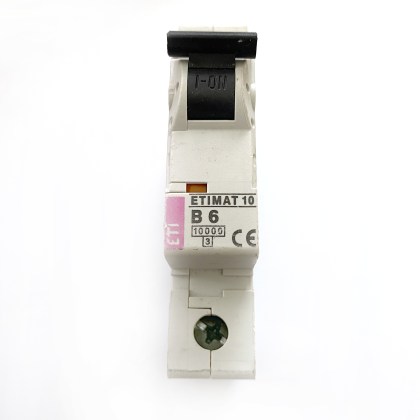 Etimat ETI B6 6A 6 Amp MCB Circuit Breaker Type B